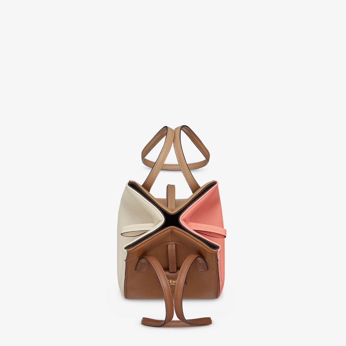 Fendi Origami Mini Multicolour Leather Mini Bag That Can Be Transformed - Image 5